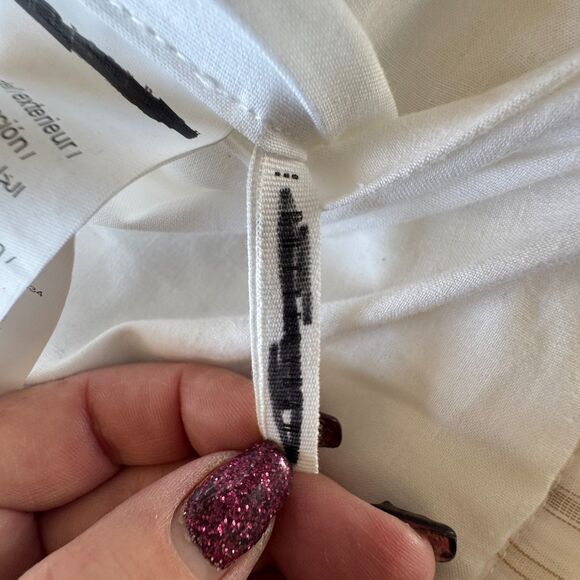 Pottery Barn Carter Striped Quilted King Sham Set in White/Flax Cotton NWOT - Picture 5 of 9